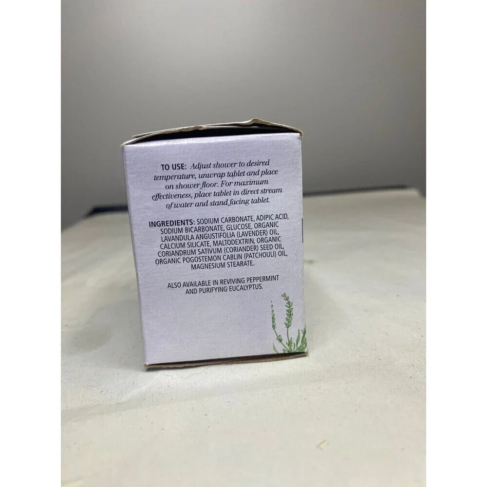 Aura Cacia Relaxing Lavender aromatherapy shower tablets